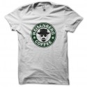 Shirt heisenberg coffee parodie starbucks blanc pour homme et femme