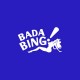 Shirt Bada Bing blanc/bleu royal pour homme et femme