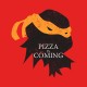 Shirt Pizza Is Coming rouge pour homme et femme