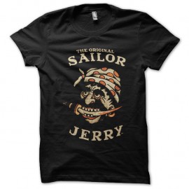 Shirt sailor jerry tatoo noir pour homme et femme