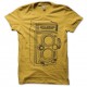 Shirt Vintage Camera jaune pour homme et femme