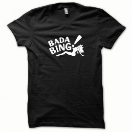 Shirt Bada Bing blanc/noir pour homme et femme