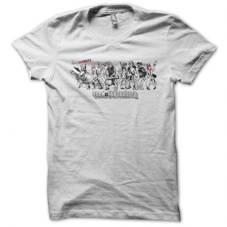 Shirt Team Fortress 2 blanc pour homme et femme