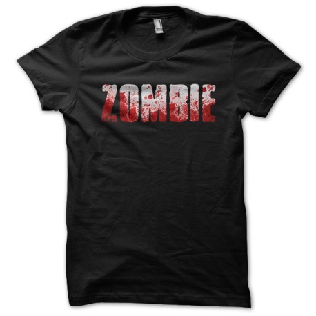 Shirt zombie noir pour homme et femme