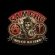 Shirt samcro logo men of mayhem noir pour homme et femme