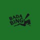 Shirt Bada Bing noir/vert bouteille pour homme et femme