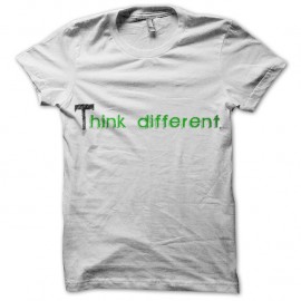 Shirt think differrent white pour homme et femme