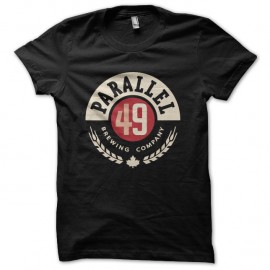 Shirt parallel 49 logo noir pour homme et femme