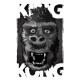Shirt king kong blanc pour homme et femme