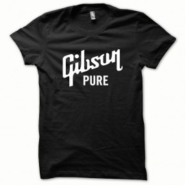 Shirt Gibson Pure version classique Blanc/Noir pour homme et femme