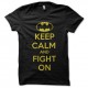 Shirt batman keep calm and fight on black pour homme et femme