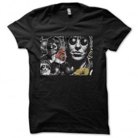 Shirt oasis artistique noir pour homme et femme