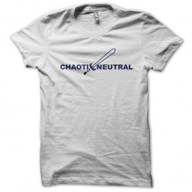 Shirt Chaoti Neutral blanc pour homme et femme