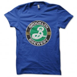 Shirt Brooklyn brewery bleu pour homme et femme