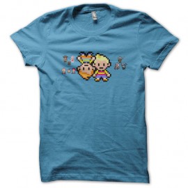 Shirt Mother 3 version 8 bit bleu ciel pour homme et femme