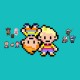 Shirt Mother 3 version 8 bit bleu ciel pour homme et femme