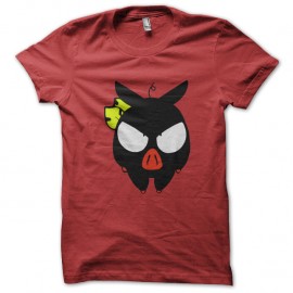 Shirt Ranma 1/2 le super cochon manga rouge pour homme et femme