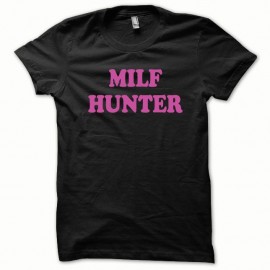 Shirt MILF Hunter rose/noir pour homme et femme