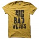 Shirt big bad wolves film tarantino jaune pour homme et femme