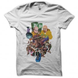 Shirt breaking bad perso version anime blanc pour homme et femme