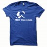 Shirt MILF Huntsman blanc/bleu royal pour homme et femme