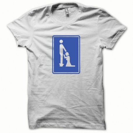 Shirt Kamasutra Pornstar bleu/blanc pour homme et femme