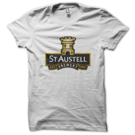 Shirt st austell brewery logo blanc pour homme et femme