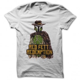 Shirt Red fett redemption blanc pour homme et femme