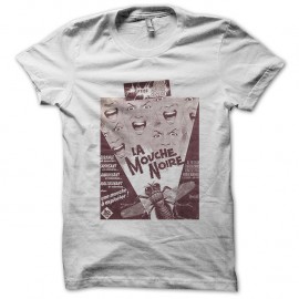 Shirt La mouche noire poster blanc pour homme et femme