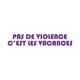 Shirt brice de nice pas de violence c'est les vacances blanc pour homme et femme