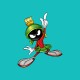 Shirt Marvin the Martian bleu ciel pour homme et femme