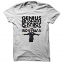 Shirt Iron man le meilleur blanc pour homme et femme