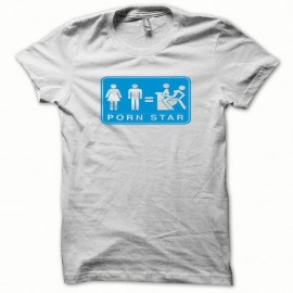 Shirt Kamasutra Pornstar bleu/blanc pour homme et femme