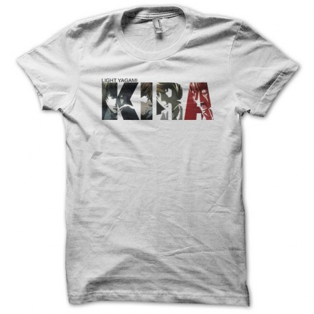 Shirt Light yagami death note anime blanc pour homme et femme