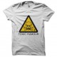 Shirt toxic humour blanc pour homme et femme