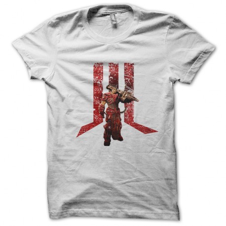 Shirt Unreal Tournament blanc pour homme et femme