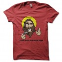 Shirt jesus en mode geek rouge pour homme et femme