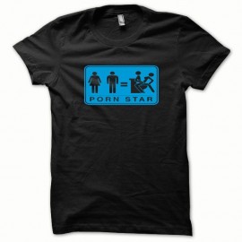 Shirt Kamasutra Pornstar bleu/noir pour homme et femme