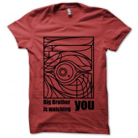 Shirt Big Brother rouge pour homme et femme