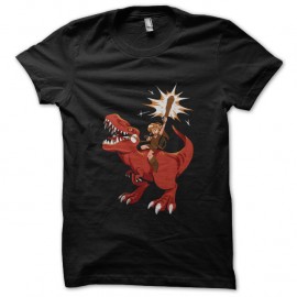 Shirt link et son dino noir pour homme et femme