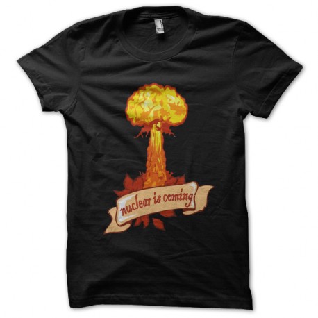 Shirt nuclear is coming noir pour homme et femme