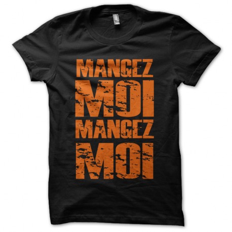 Shirt mangez moi mangez moi noir pour homme et femme