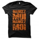 Shirt mangez moi mangez moi noir pour homme et femme