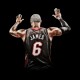 Shirt lebron james miami heat noir pour homme et femme