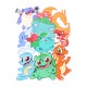 Shirt les pokemons blanc pour homme et femme