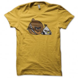 Shirt Angry Chewie Han jaune pour homme et femme