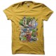 Shirt cave story jaune pour homme et femme