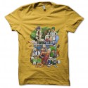 Shirt cave story jaune pour homme et femme
