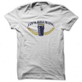Shirt Jay s brewing blanc pour homme et femme