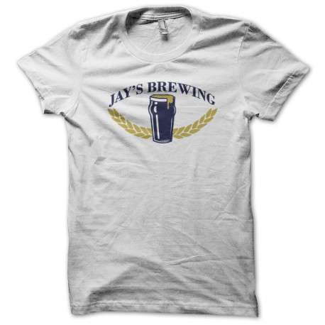 Shirt Jay s brewing blanc pour homme et femme